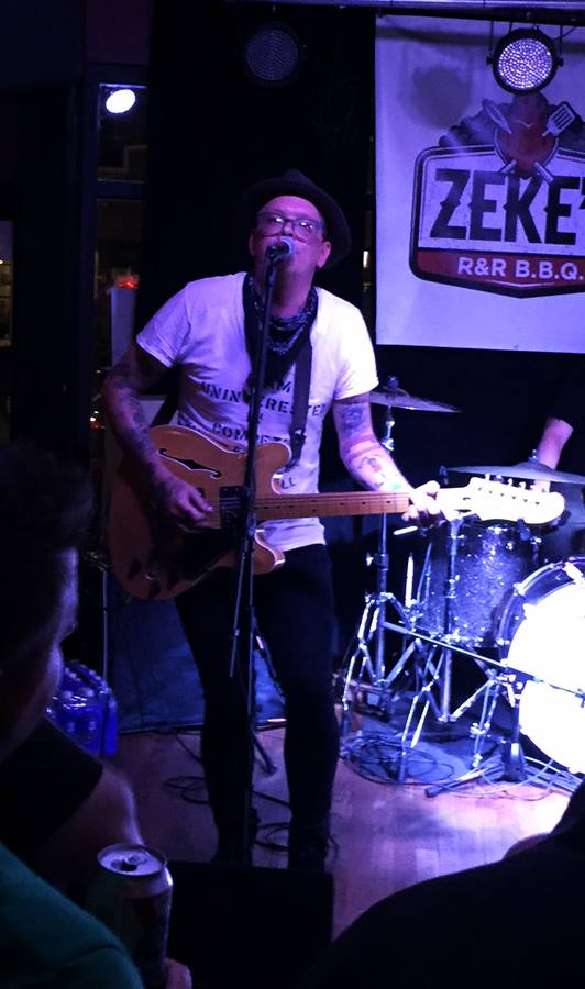 Two Cow Garage — with Micah Schnabel at Zeke`s Rock And Roll BBQ.