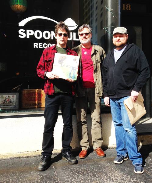 Outside Spoonful Records in sunny Columbus, OH - — with Gabriel Doman and 3 others at Spoonful Records.