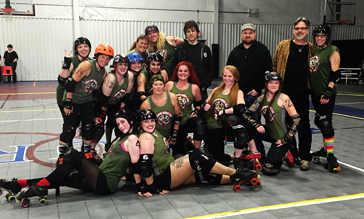 Jeremy Porter & The Tucos are so thrilled to know these amazing girls! Big thanks and major XOXOXOs to the Dubuque Bomb Squad Roller Derby squad!— with Gabriel Doman and  4 others at CourtSide Sports Bar and Grill.