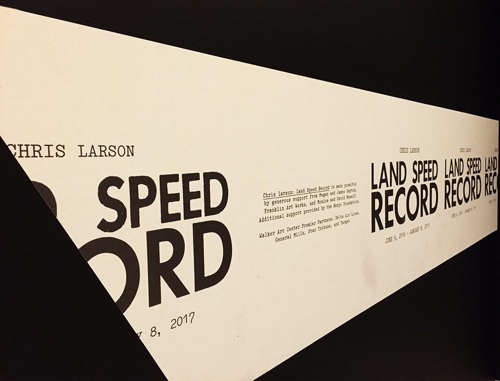 Landspeed Record Exhibit — with Gabriel Doman and Patrick L. O`Harris at Walker Art Center.