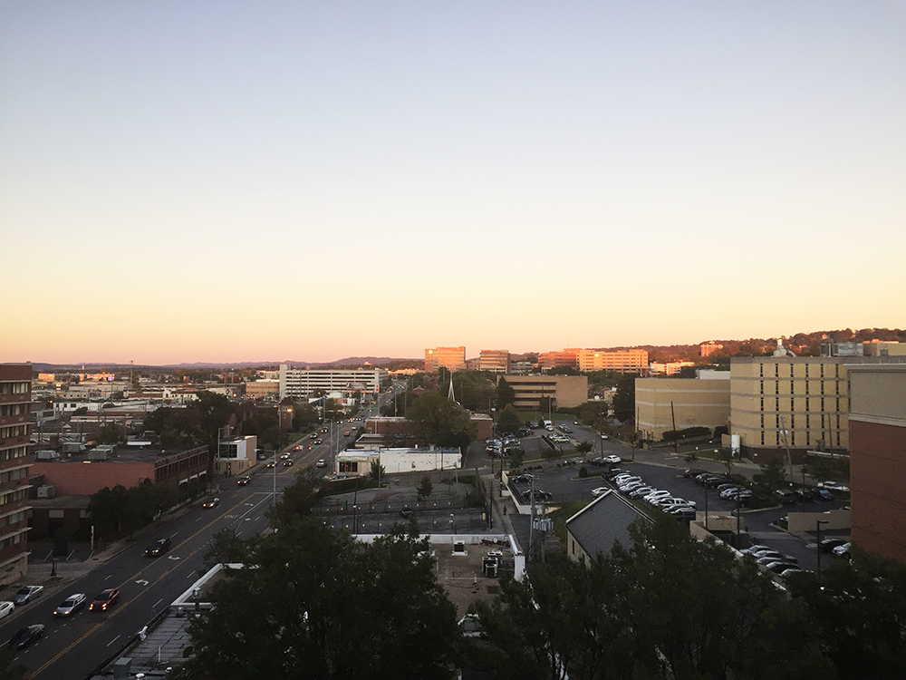 Birmingham at sunset. — in Birmingham, Alabama.