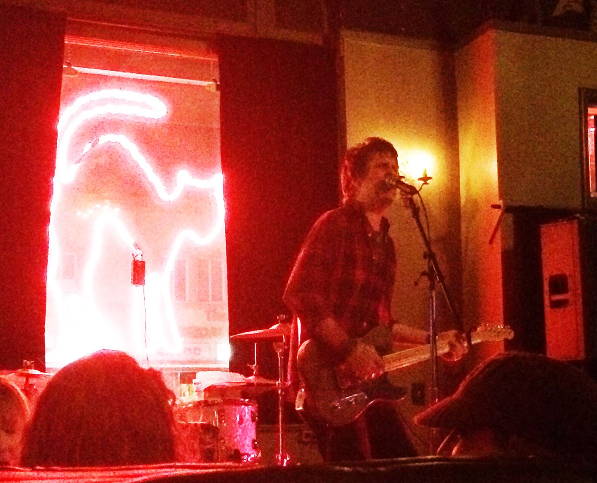 Solo-electric in San Diego. Photo by TrooperGir22 — at Black Cat Bar.