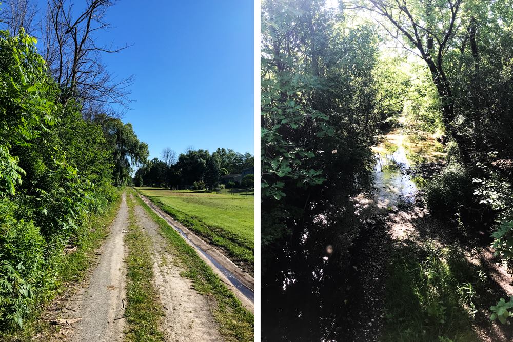 Scenes from a morning run along the Lehigh Valley Trail — in Rochester, New York