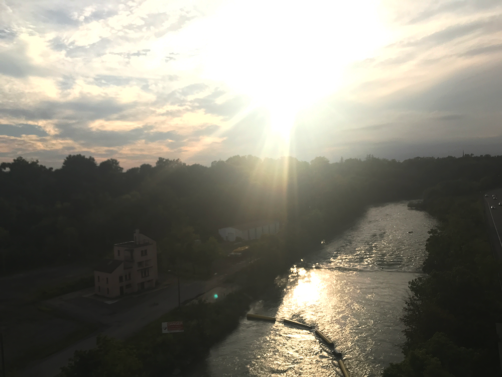 Sunset over the Nagara River. — in St. Catharines.