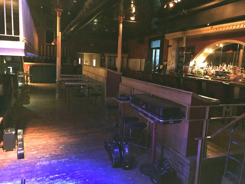 Detour Music Hall from the stage at soundcheck. — at Detour Music Hall