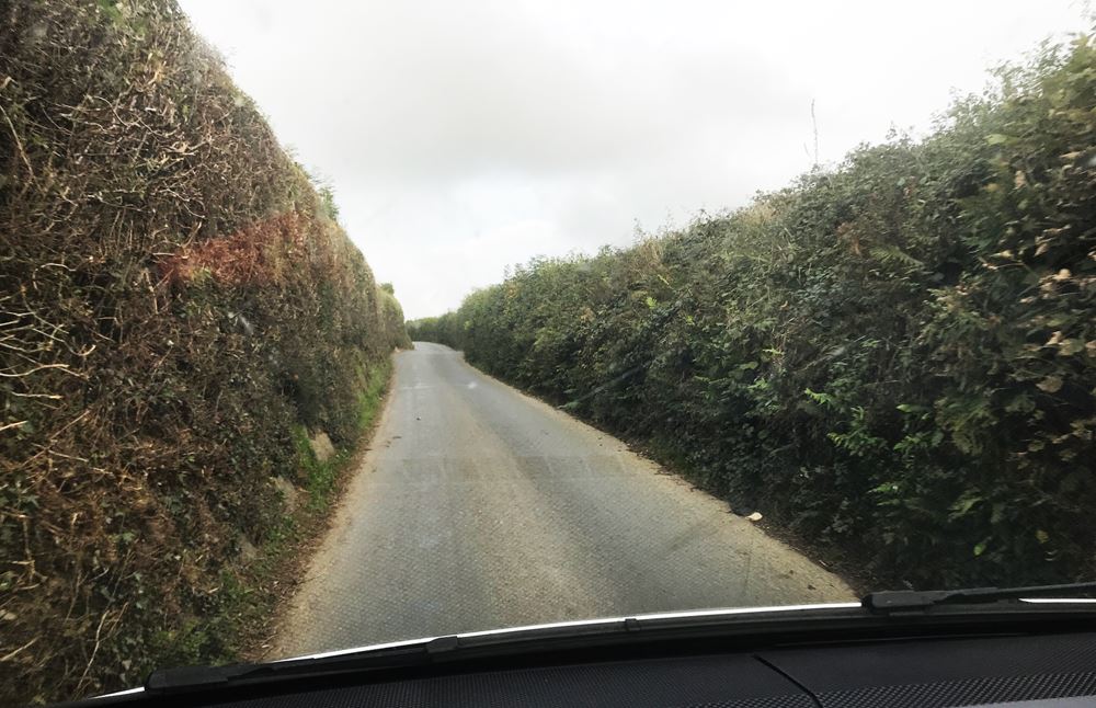 Insane roads, other side of the street. — at Devon County - England