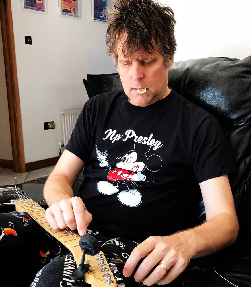 Telecaster maintenance at the AirBnB ?? Gabriel — in London, United Kingdom.