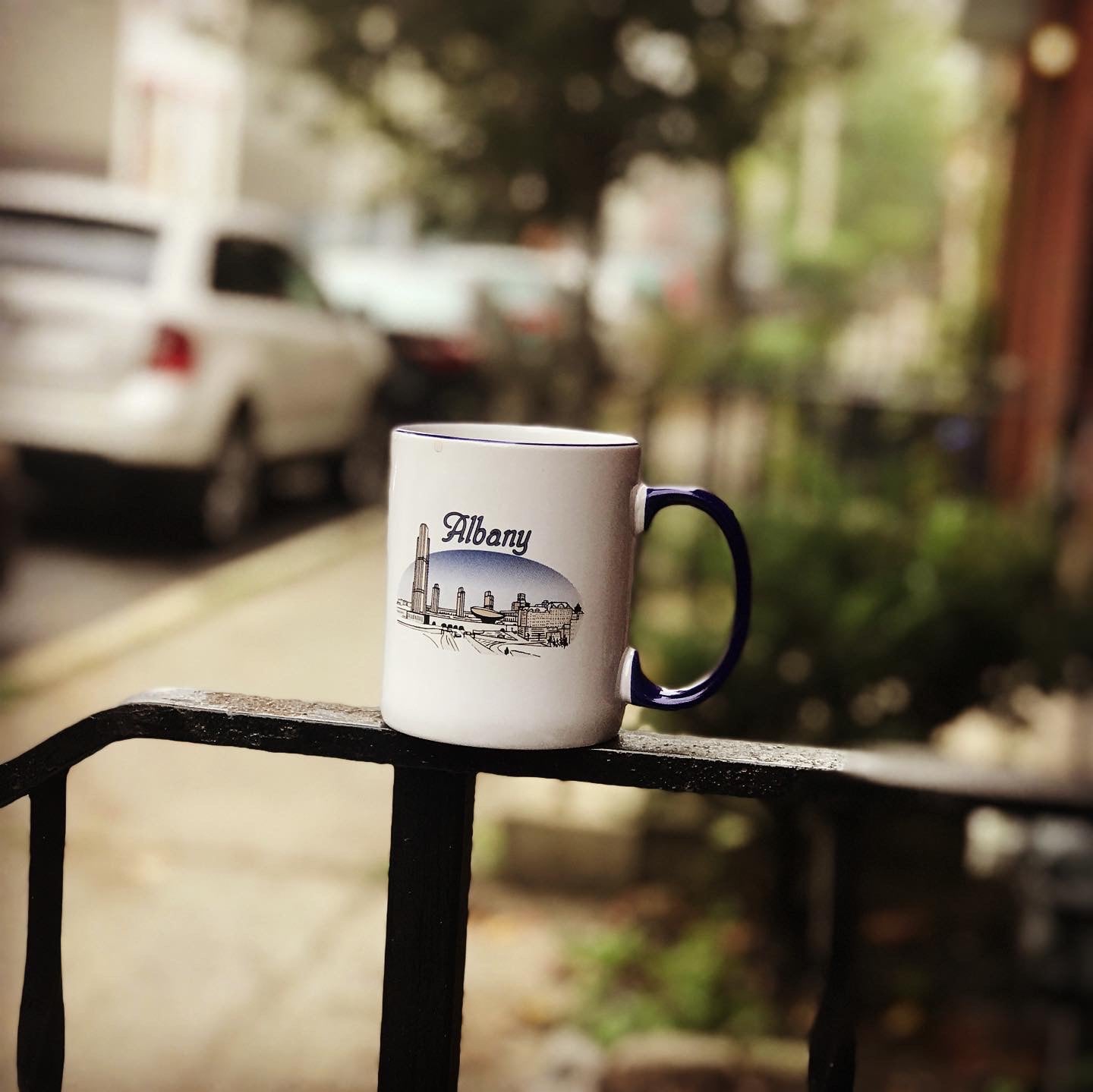 Morning coffee on Jefferson Street