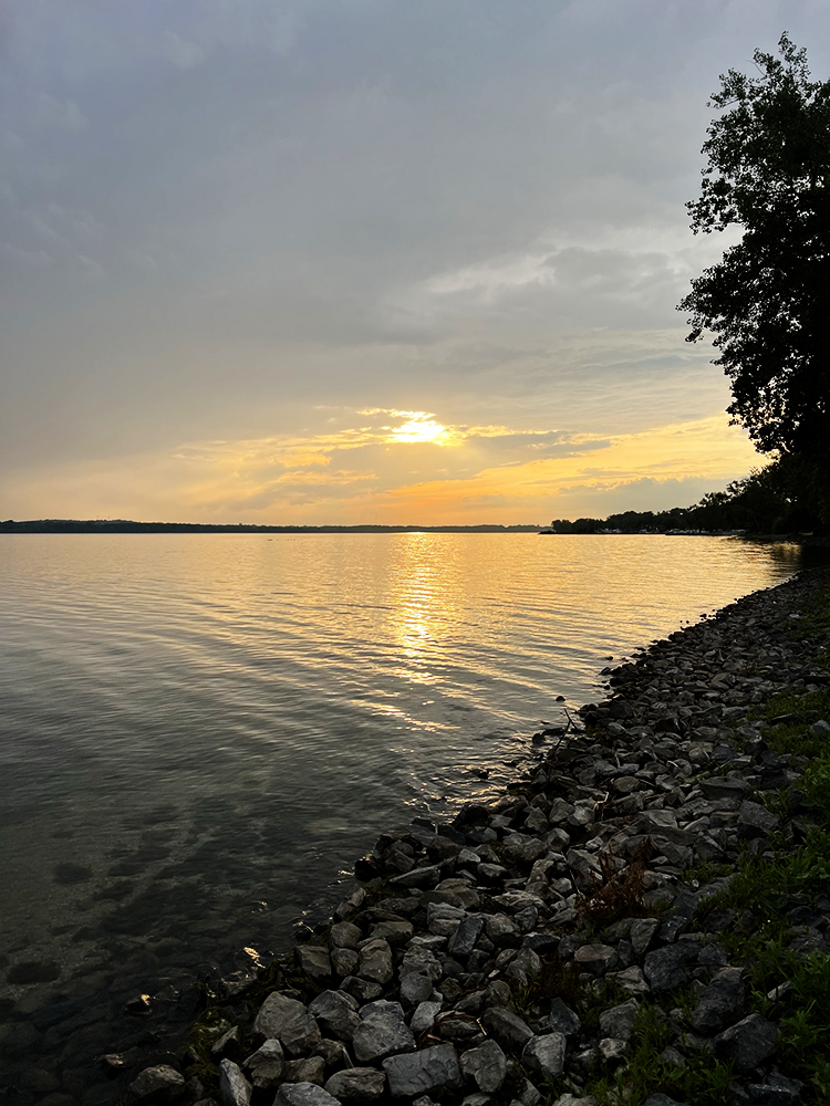 Sunset over Lake Onondaga