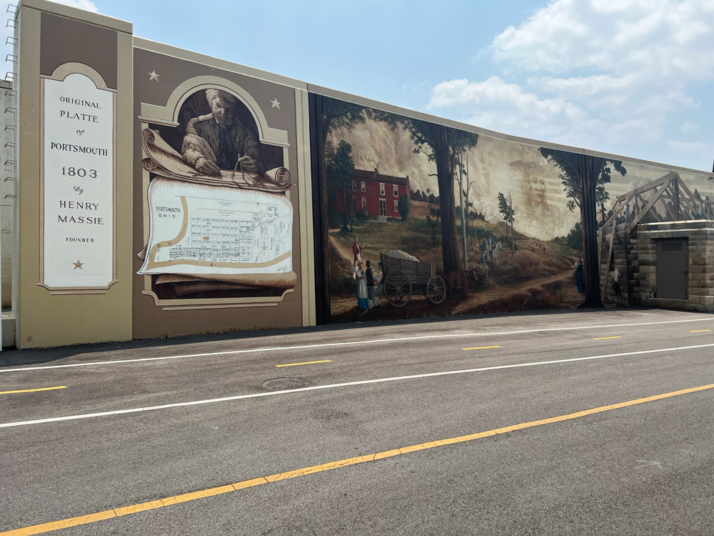 The Murals in Portsmouth, Ohio