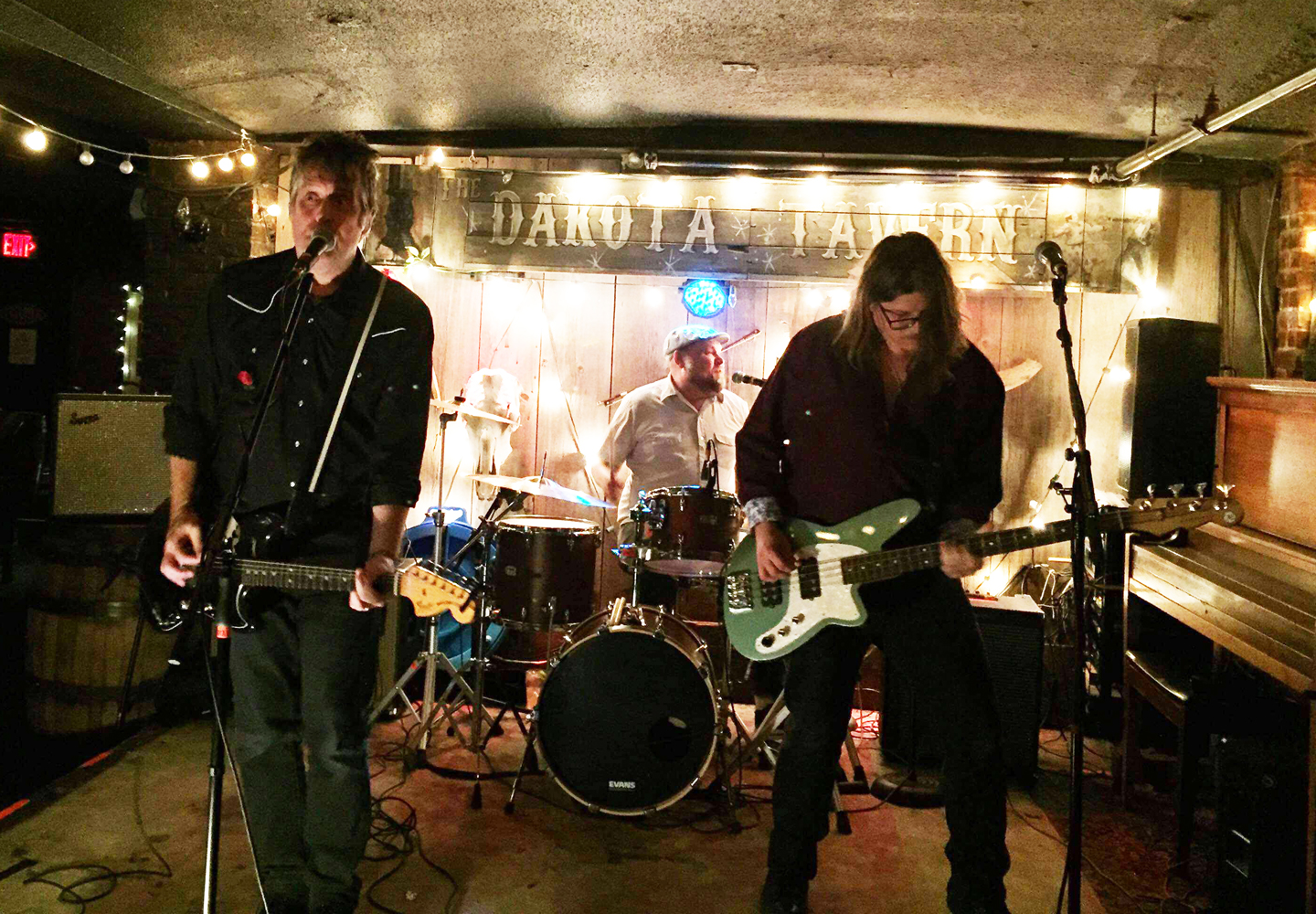 Tucos at The Dakota Tavern, Toronto: Pic: Woody Whelan with Gabriel Doman and 2 others